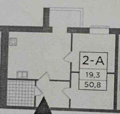 квартира 51.5 м2 в закрытом ЖК Миленниум Стейт с газом, дом