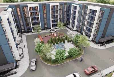 Two-bedroom apartment. Built house.