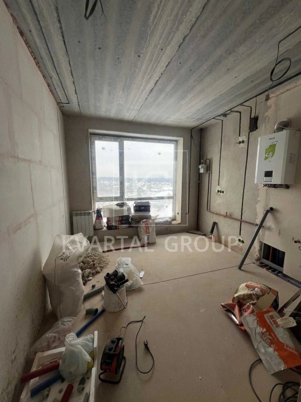 1-кімнатна квартира 35 м² з газовим опаленням | ЖК Континент