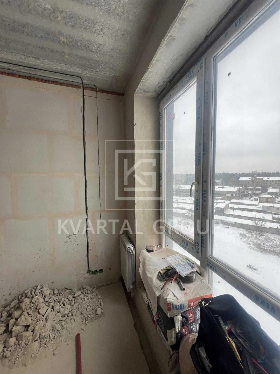 1-кімнатна квартира 35 м² з газовим опаленням | ЖК Континент