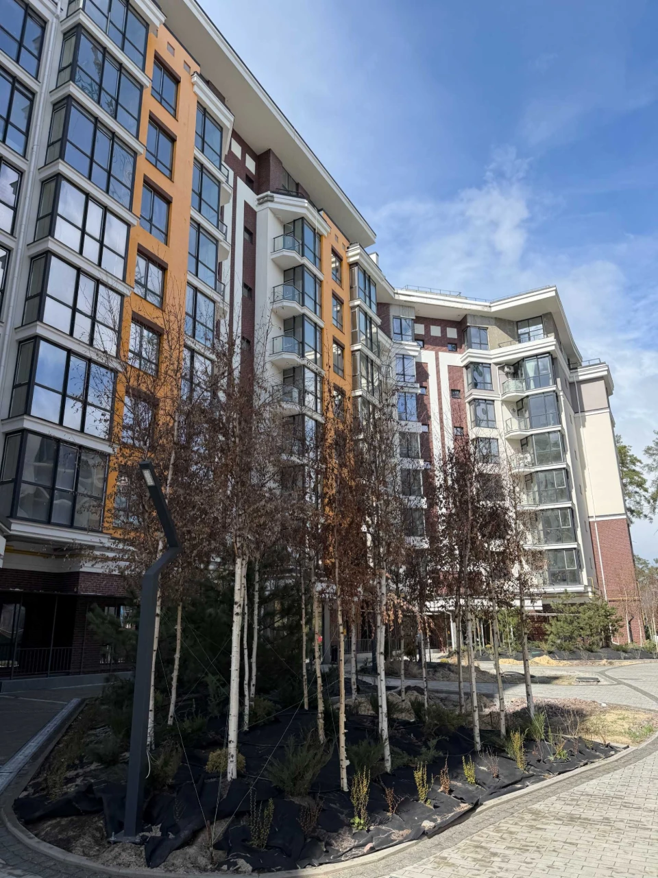 Apartment in the Prorizny residential complex. Full-floor 1-bedroom apartment. Gas heating.