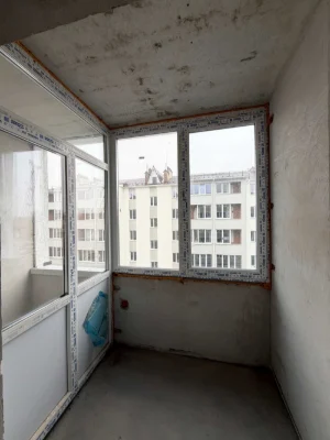 1-bedroom apartment - 35 sq m, in need of renovation. Gas heating. State program.