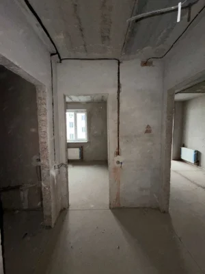 1-bedroom apartment - 35 sq m, in need of renovation. Gas heating. State program.