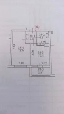 Власник, 38 м², 8/9 этаж, газ, коммунальный тариф, государственные программы