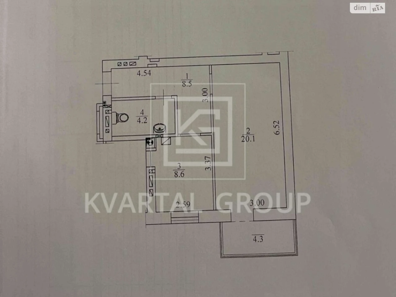 Apartment for Sale in Bucha