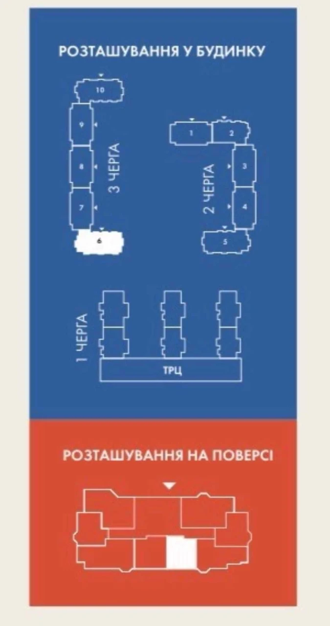 1-но кімнатна квартира ЖК Гранд Бурже 6 секція готова
