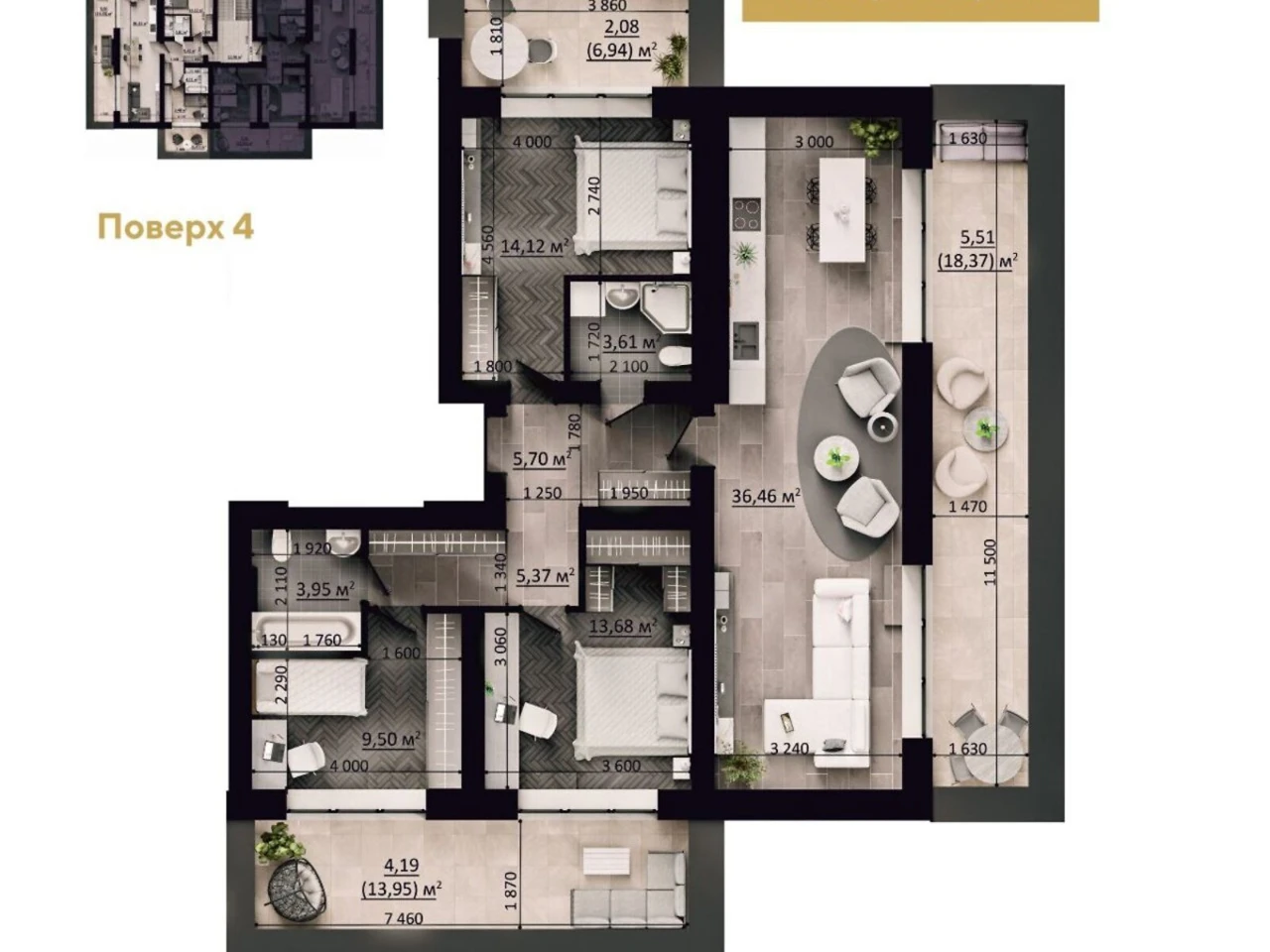 Apartment for Sale in Bucha