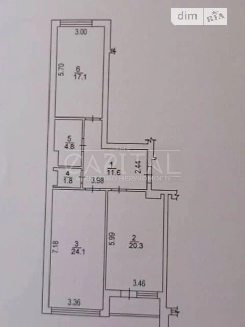 For sale 2-room apartment 81 sq. m. on the street Fortechny 7B • ID 346583