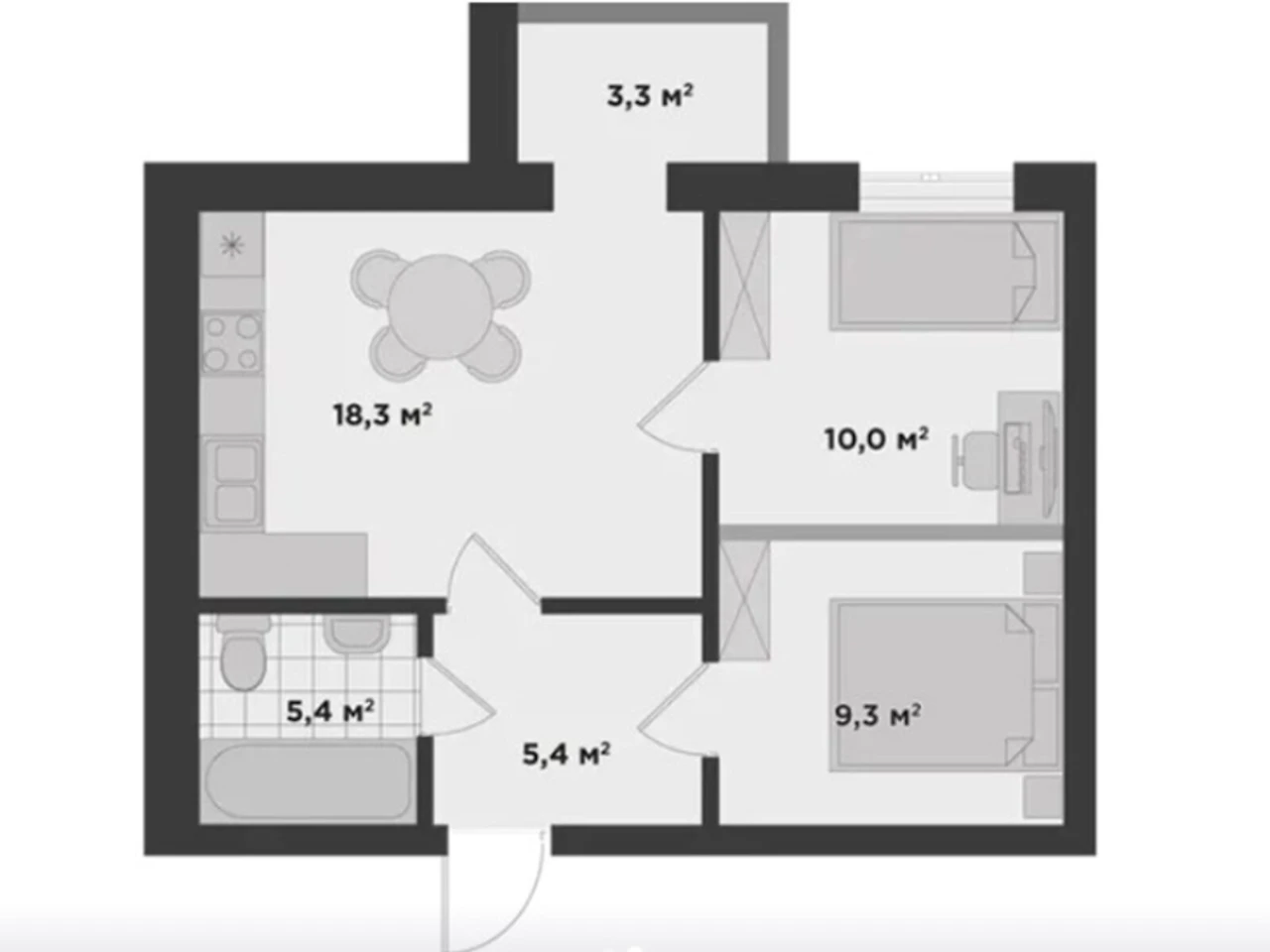 Apartment for Sale in Bucha