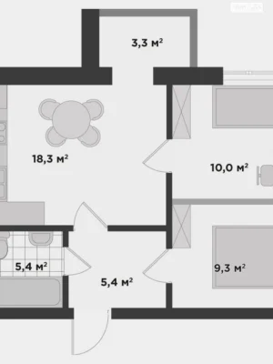 Apartment for Sale in Bucha