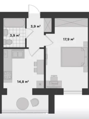 Apartment for Sale in Bucha