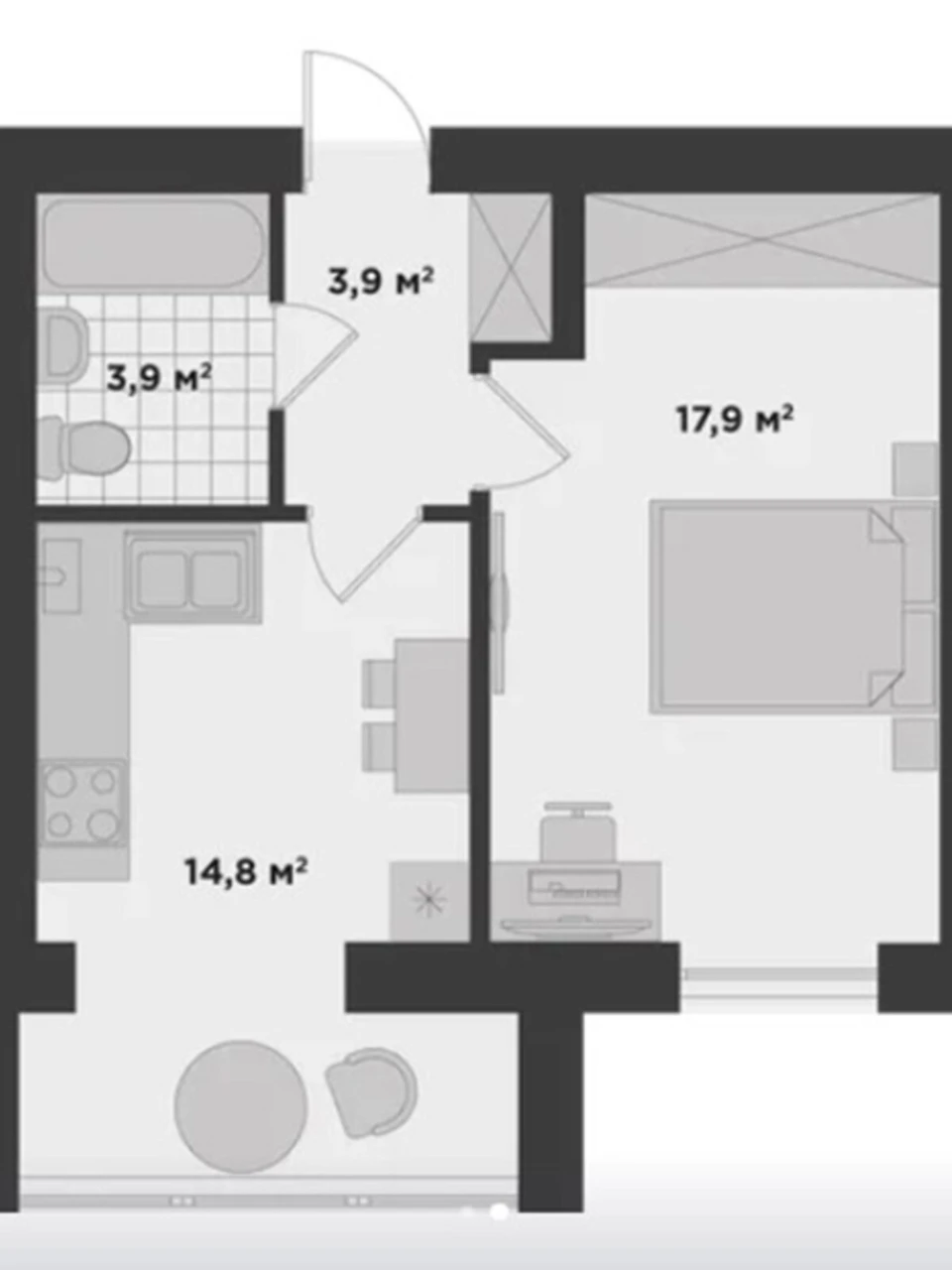 Apartment for Sale in Bucha