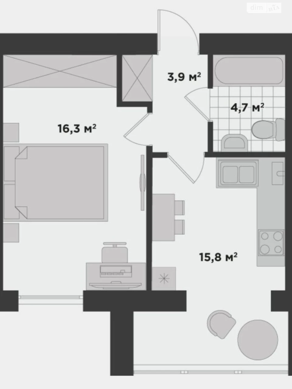 Apartment for Sale in Bucha