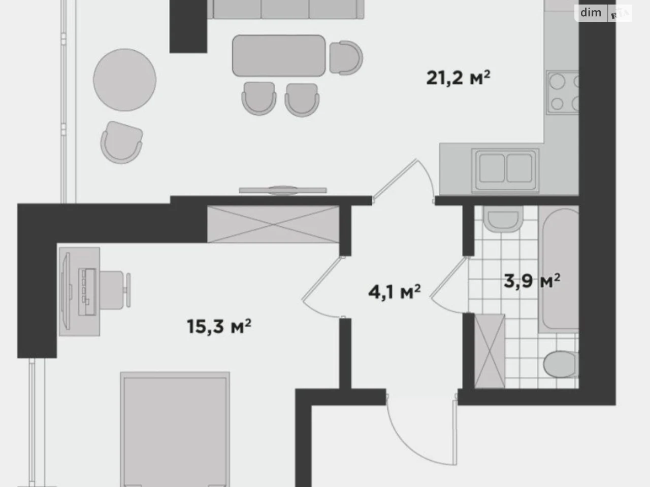 Apartment for Sale in Bucha