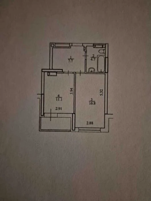 1-room apartment for sale, residential complex "Povitroflotskyi Kvartal", Sholudenk St.