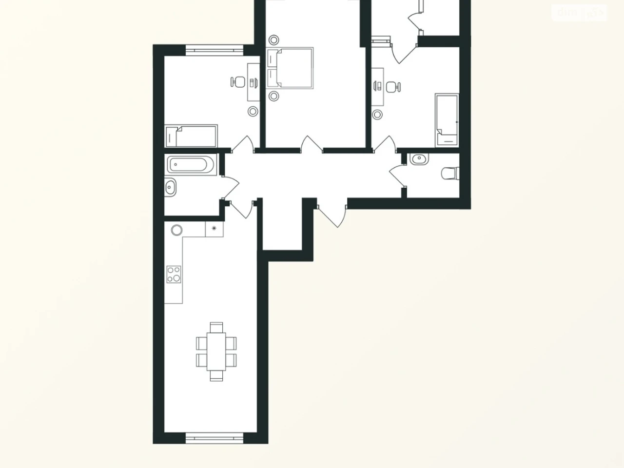 Apartment for Sale in Bucha