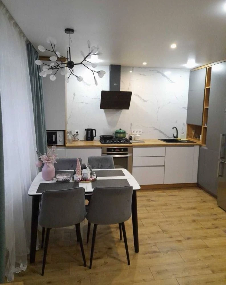 Cozy two-bedroom euro apartment in a new residential complex