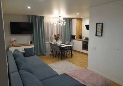Cozy two-bedroom euro apartment in a new residential complex