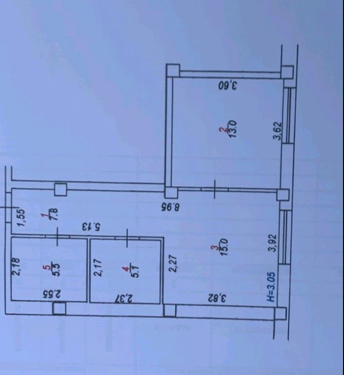 Квартира з документами 46 кв.м в центральній частині Бучі