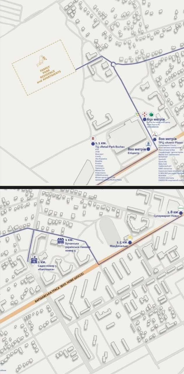 Квартира студія 25м2 у клубному  Family Park | Буча | ТРЦ Av