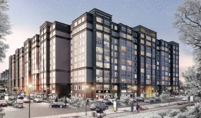 One-bedroom apartment in installments near school