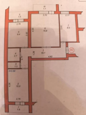 Власник. Продам трьох кімнатну квартиру в курорті Моршин 70м