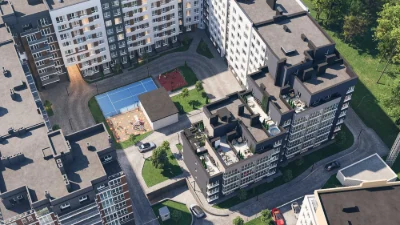 2-bedroom apartment in new building