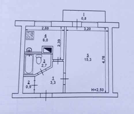 Продам 1-к квартиру в самому центрі Зеленодольська! Центр, А