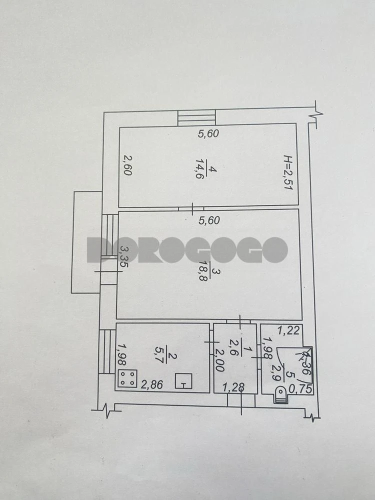 Продажа 2-комнатной квартиры в центре Боярки