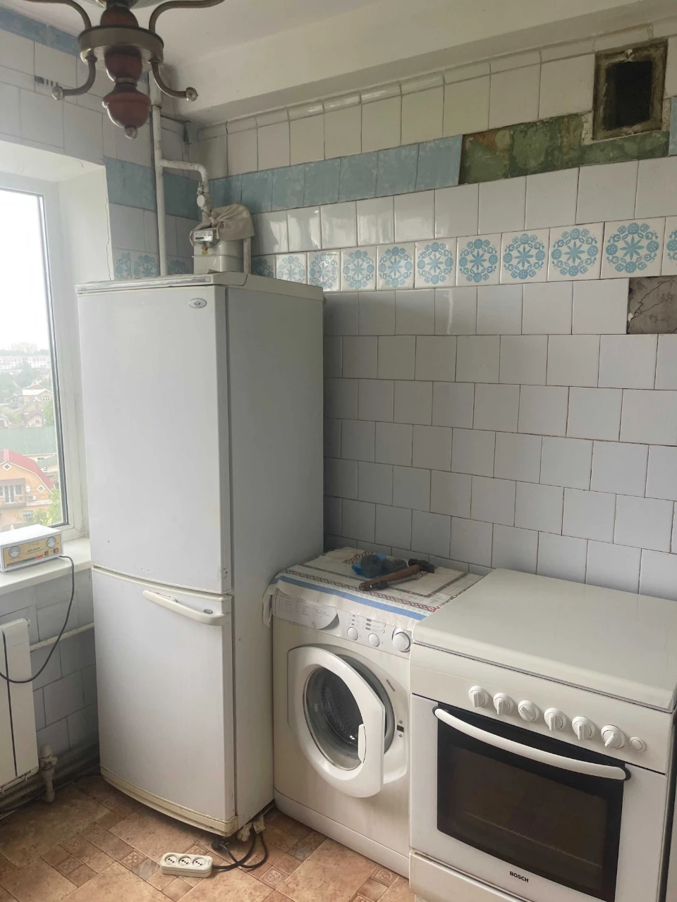 3-кімнатна квартира (загальна — 63,8 м²; житлова — 41,5 м²)