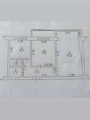 Продажа 2-комнатной квартиры в аине, улица Зв'язку