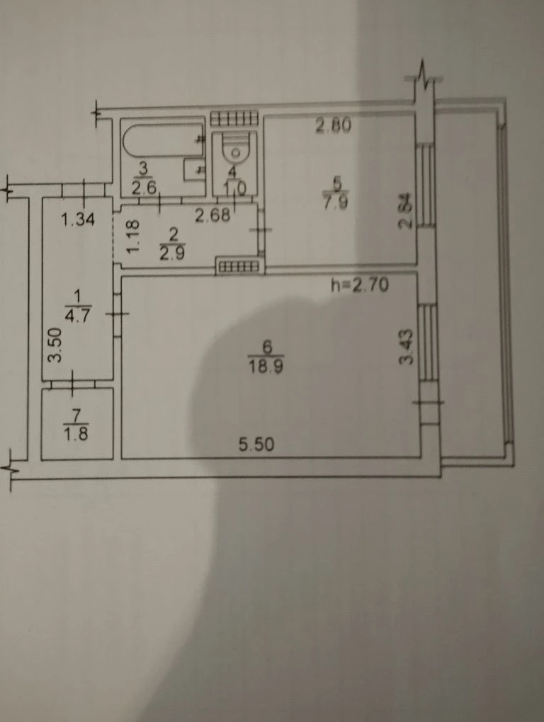 Продается двухкомнатная квартира, ул. Лесная, 15