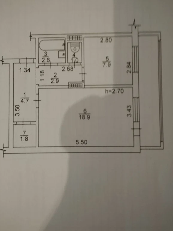 Продається однокімнатна квартира, м. Українка, київська обла