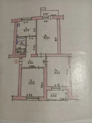 Продаю 3 комнатную квартиру улучшенной планировки г. Мерефа