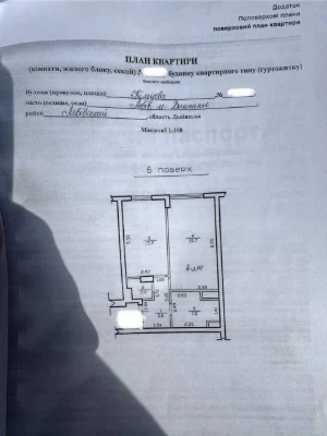 Sale of 1-room apartment in the Rubicon City residential complex (WITH DOCUMENTS) 52.4
