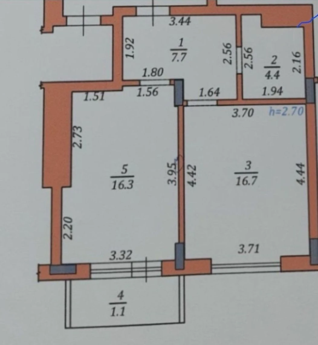 Sale of a 1-room new building in the Auroom Forest residential complex, Vinnytsia city, street.