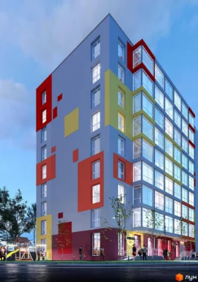 2-room apartment 69.15 m² | Residential complex "Susidy 2" | Vinnytsia | $61