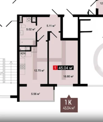 Продаж 1 кім квартири | ЖК Зтишний Дім | Винники, вул. Винна