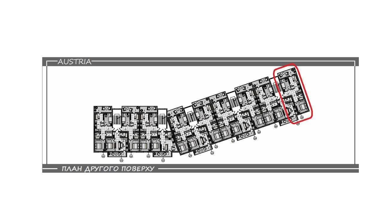 Sale of a 2-room apartment in the Villa Austria residential complex, Vinnytsia, Zary Street