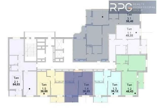 For sale 1-room apartment 37m2, Zlagoda residential complex, Kharkiv region