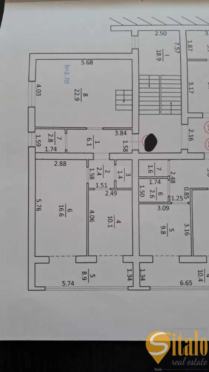 Продаж 2 кімнатної квартири на 4/5 поверсі у новобудові ЖК Г