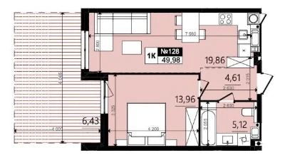 Продаж 1-кімнатної квартири ЖК Парус WOOD Винники, розтермін