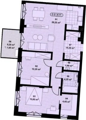 Продаж 3-кім квартири у ЖК Преміум класу Eco City Park(Винни