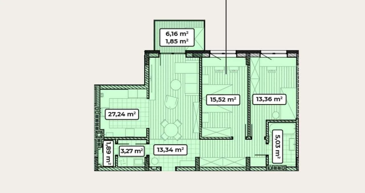 БЕЗ КОМІСІЇ\ Продаж 3 кім. квартира 82м.кв\ Клубний Преміум