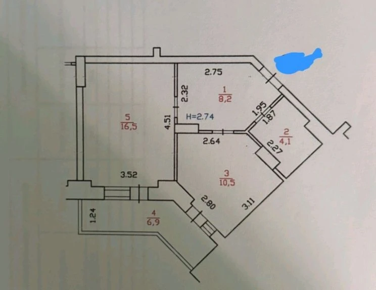 Продается 1-комнатная квартира, ЖК Авиа Квартал, Вишневое