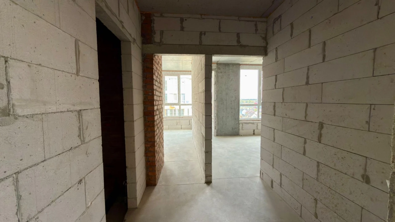 Продаж 1-кімнатної квартири 40,5 м² з газовим опаленням у Ви