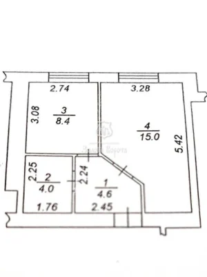 Квартира, 1к. Хорошее состояние. Молодіжна, 30а, Вишневе, Бучанськ