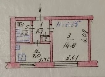 Продається 1-кімнатна квартира, м.Вишневе, пров.Поштовий
