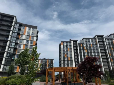 Готова 1-комнатная квартира в Атмосфере (42 тыс. дол.) газ, к