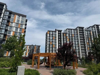 Готова 1-комнатная квартира в Атмосфере (42 тыс. дол.) газ, к